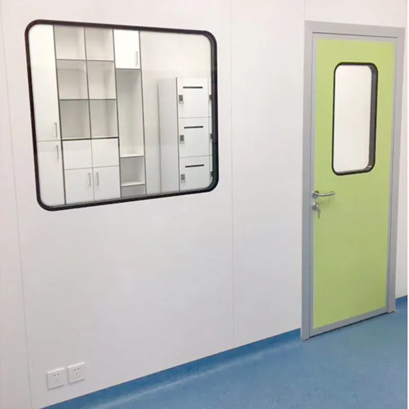 Porta HPL da sala limpa
