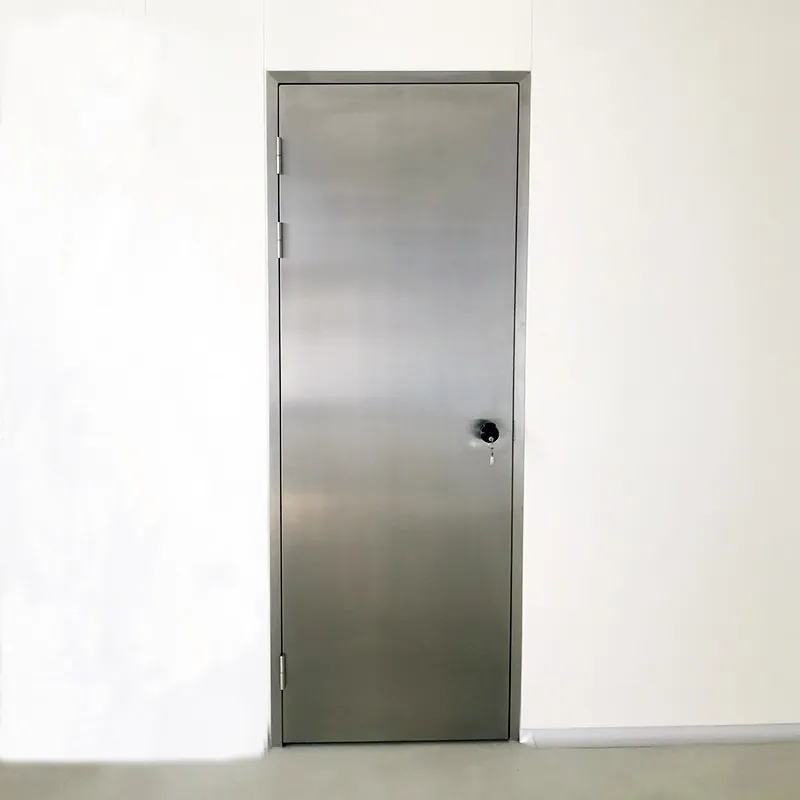 Porta de aço inoxidável da sala limpa
