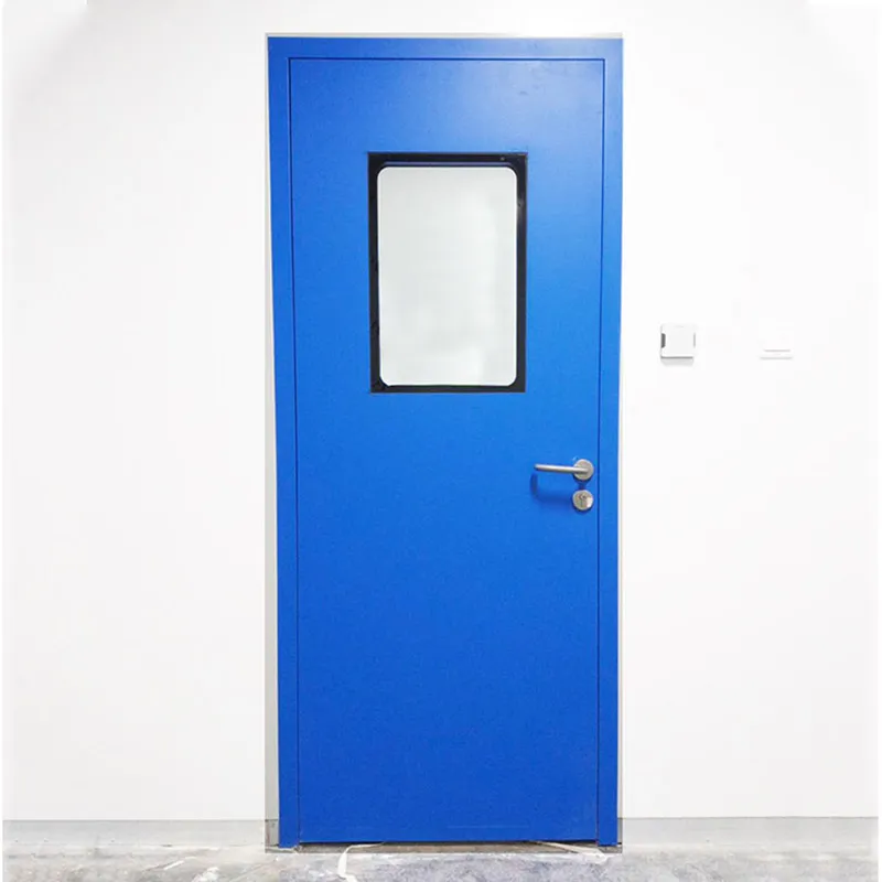 Porta de aço da sala limpa